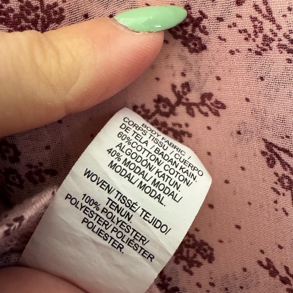 Lucky Brand Pink Floral Blouse - Picture 5 of 5